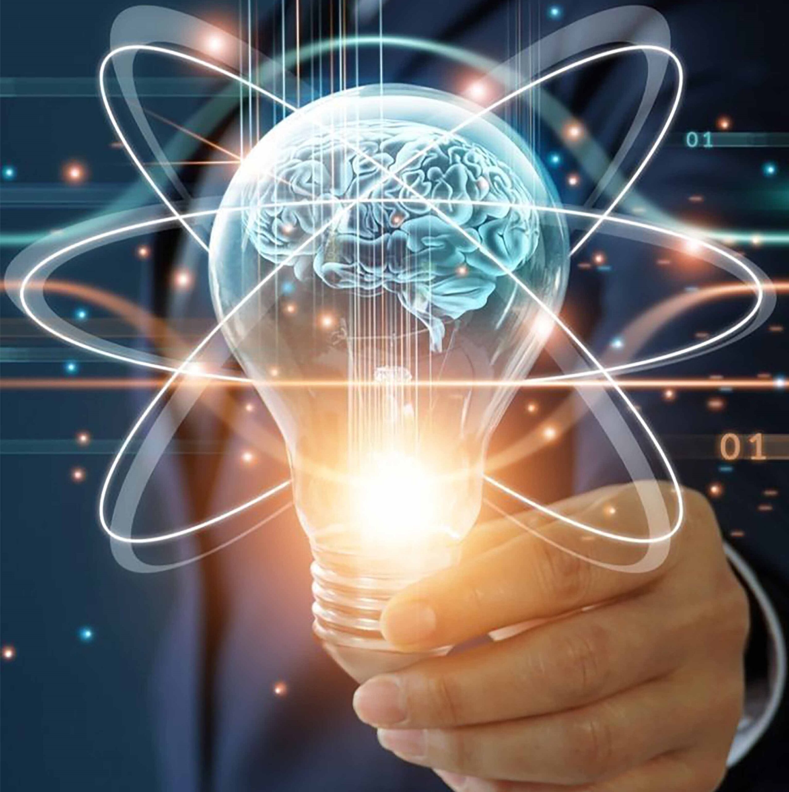 Three people are standing