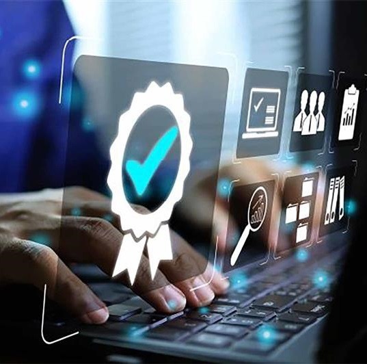 Three people are standing